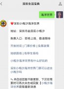2024深圳小梅沙海洋世界开放时间